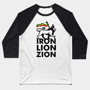 Iron Lion Zion, Lion Of Judah Baseball T-Shirt